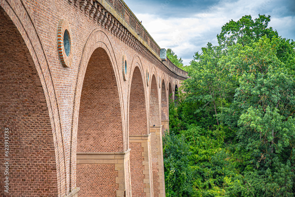 Fototapeta premium Albi on the Tarn river the red town in south west of France