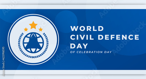 World Civil Defence Day Celebration Vector Design Illustration for Background, Poster, Banner, Advertising, Greeting Card