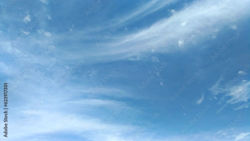 青空を流れる白い雲 タイムラプス 青空を流れる白い雲 タイムラプス