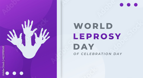 World Leprosy Day Celebration Vector Design Illustration for Background, Poster, Banner, Advertising, Greeting Card