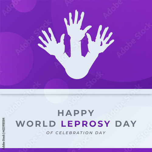 World Leprosy Day Celebration Vector Design Illustration for Background, Poster, Banner, Advertising, Greeting Card