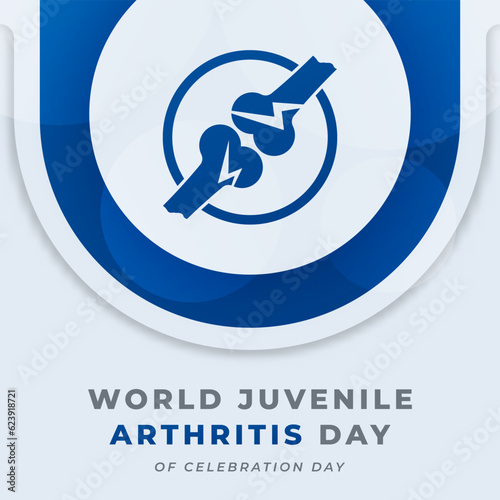 World Juvenile Arthritis Day Celebration Vector Design Illustration for Background, Poster, Banner, Advertising, Greeting Card