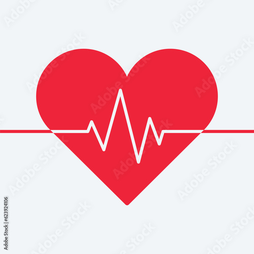 heartbeat line vector