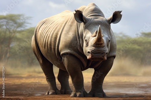 ai generated rhinoceros illustration © InfiniteStudio
