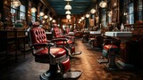 barbershop studio interior