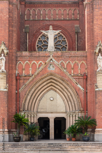 St. Ignatius Cathedral, Xujiahui Cathedral, Roman Catholic church in Shanghai, China photo