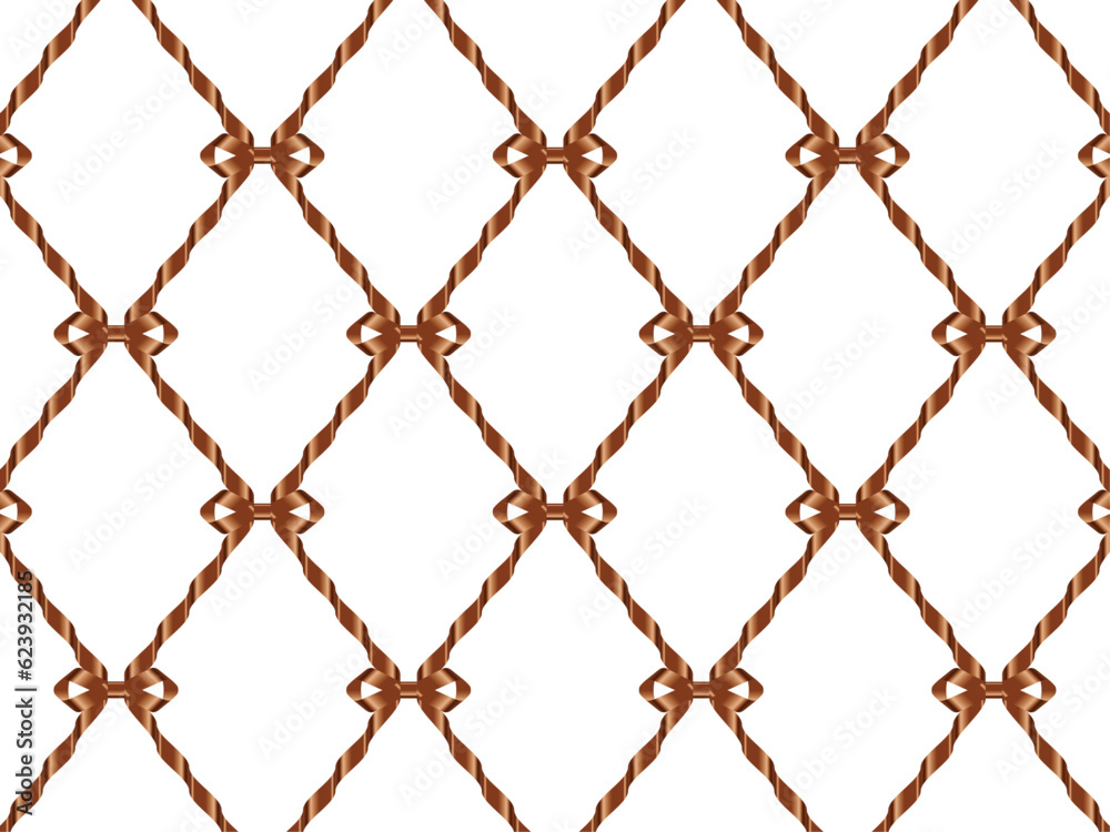 Fototapeta premium リボンB02-7羽B