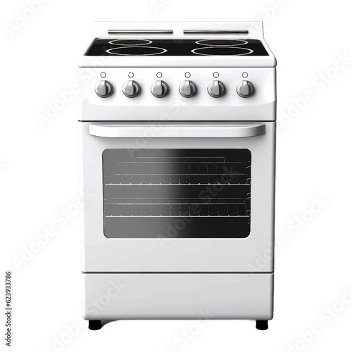 Electric cooker . isolated object, transparent background
