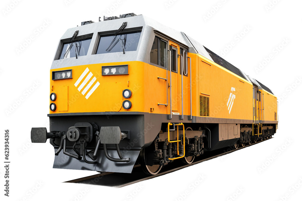 Freight train. isolated object, transparent background Freight train. isolated object, transparent background
