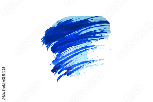 Abstract blue Watercolour Brush Stroke