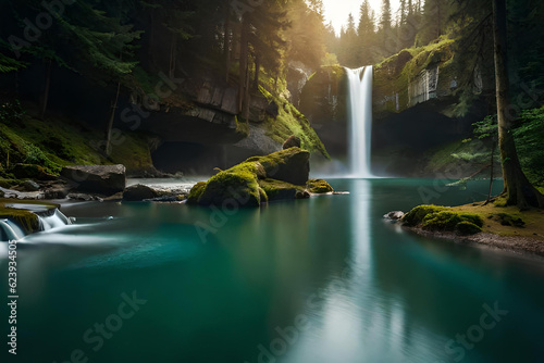 waterfall in the forest