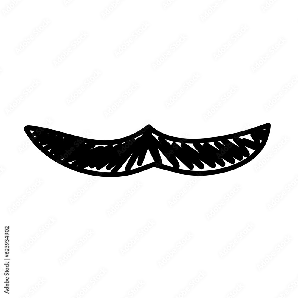 Mustache doodle Mustache doodle