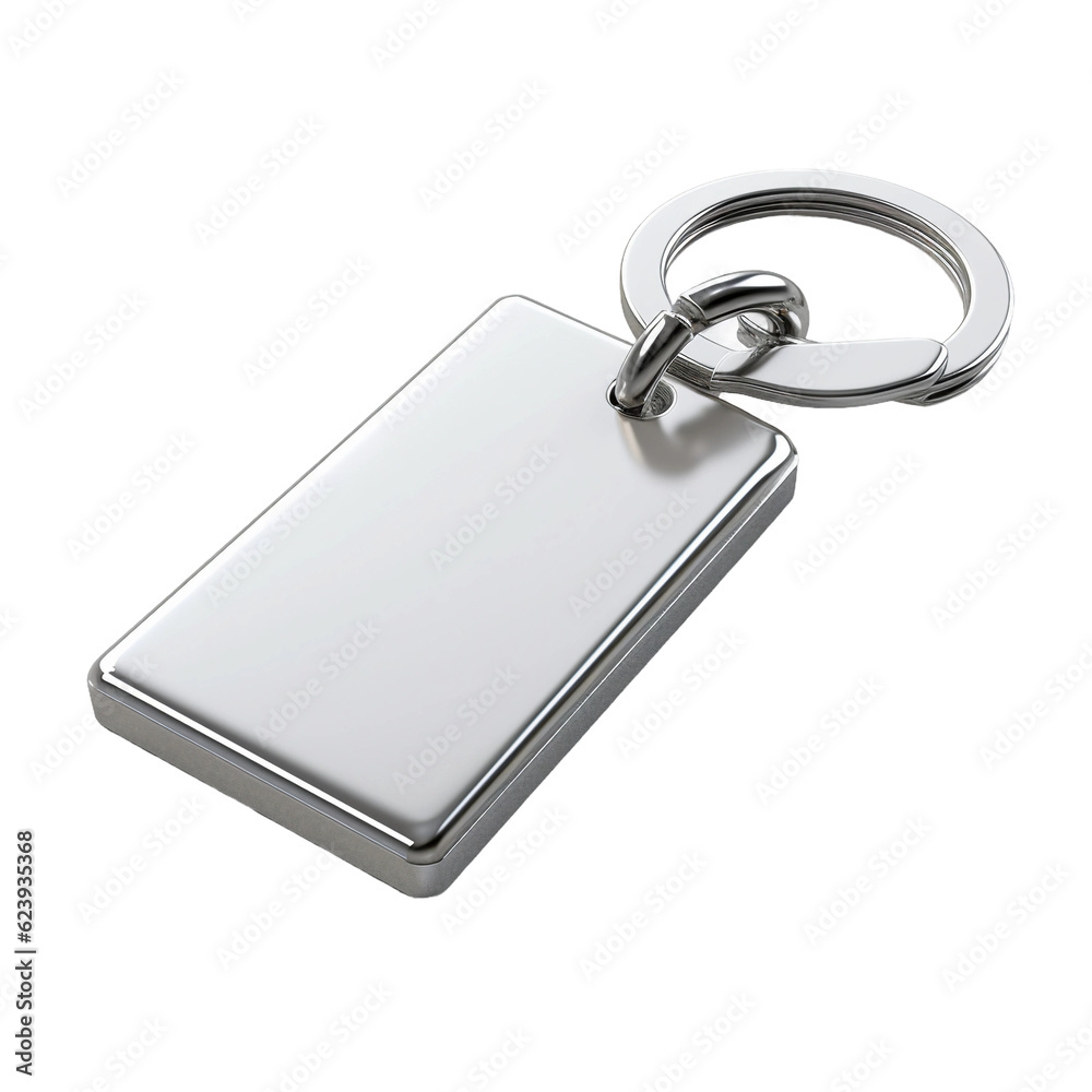 Keyring. isolated object, transparent background Keyring. isolated object, transparent background