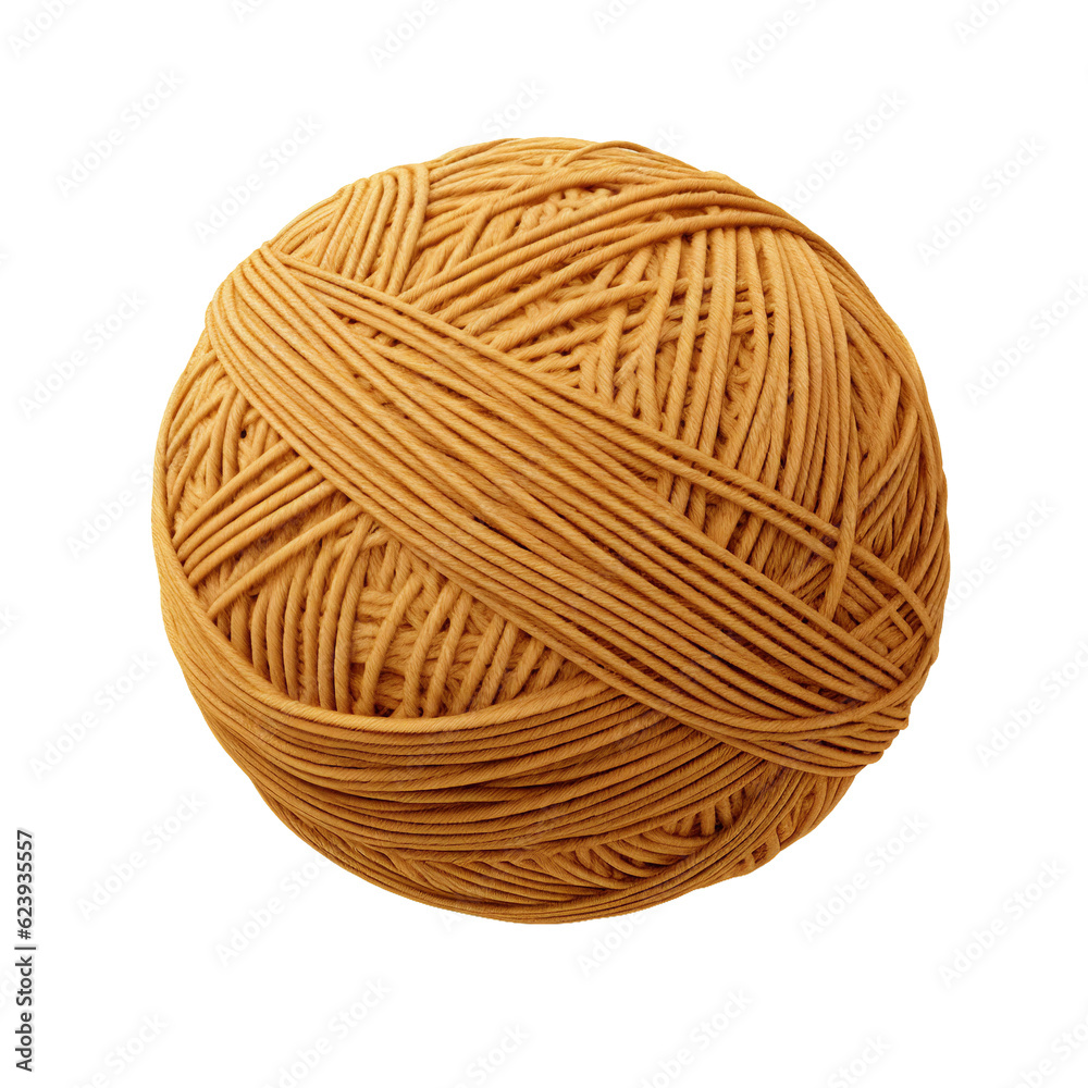 Knitting Yarn Ball. isolated object, transparent background Knitting Yarn Ball. isolated object, transparent background