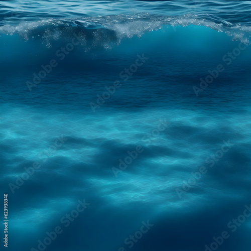abstract deep underwater and wave, AI Generated © pim pic