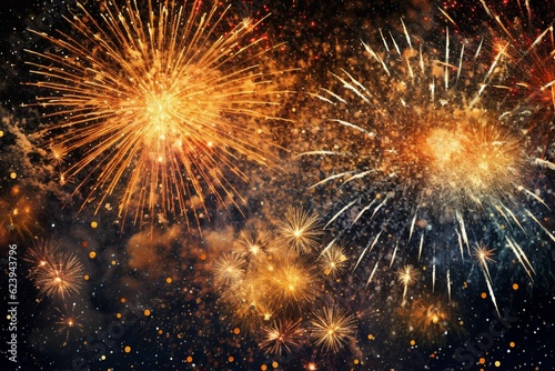 Happy New Year sparkles banner © Gabriel