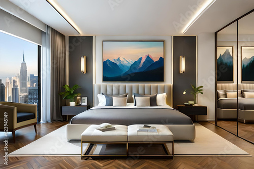 modern bedroom © Beste stock