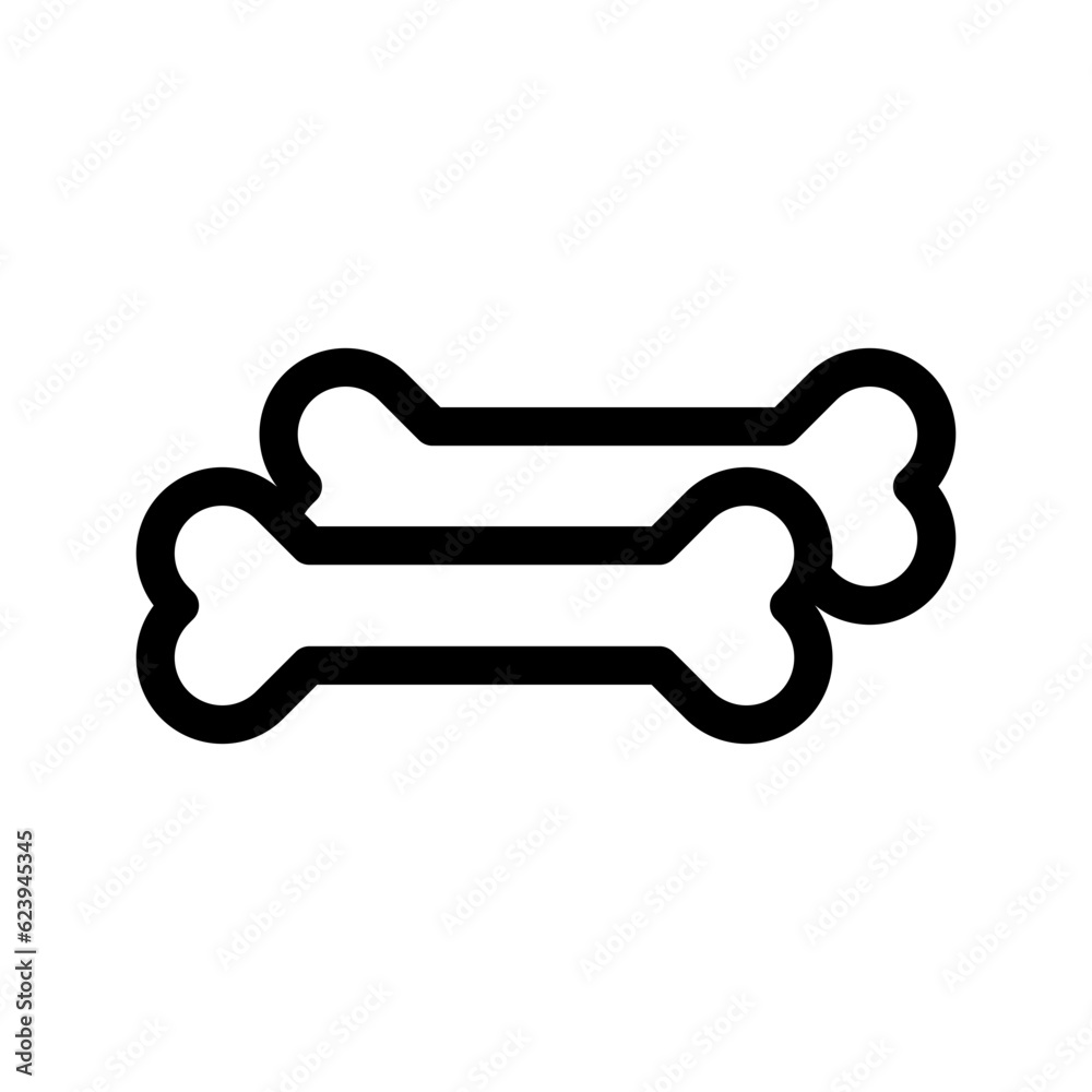 Bone Icon Vector Symbol Design Illustration Bone Icon Vector Symbol Design Illustration