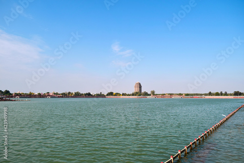 Beautiful lake in Kurukshetra known as Brahma Sarovar