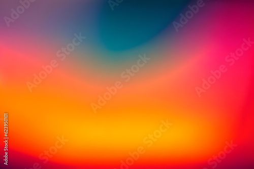 color blurred abstract gradient, grainy background, glowing light. Neon colors flow, grainy texture effect, color gradient background blurred