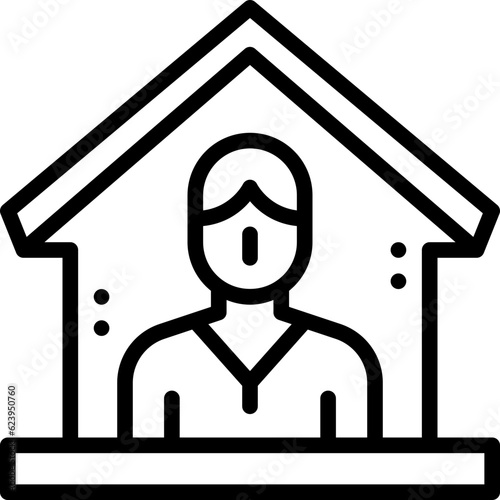 quarantine line icon