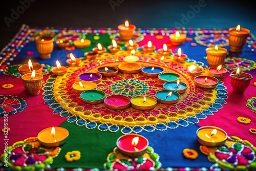 Happy Diwali. Happy Diwali Concept. Happy Diwali Background. Happy Diwali Theme. Generative Ai © Rarity Asset Club