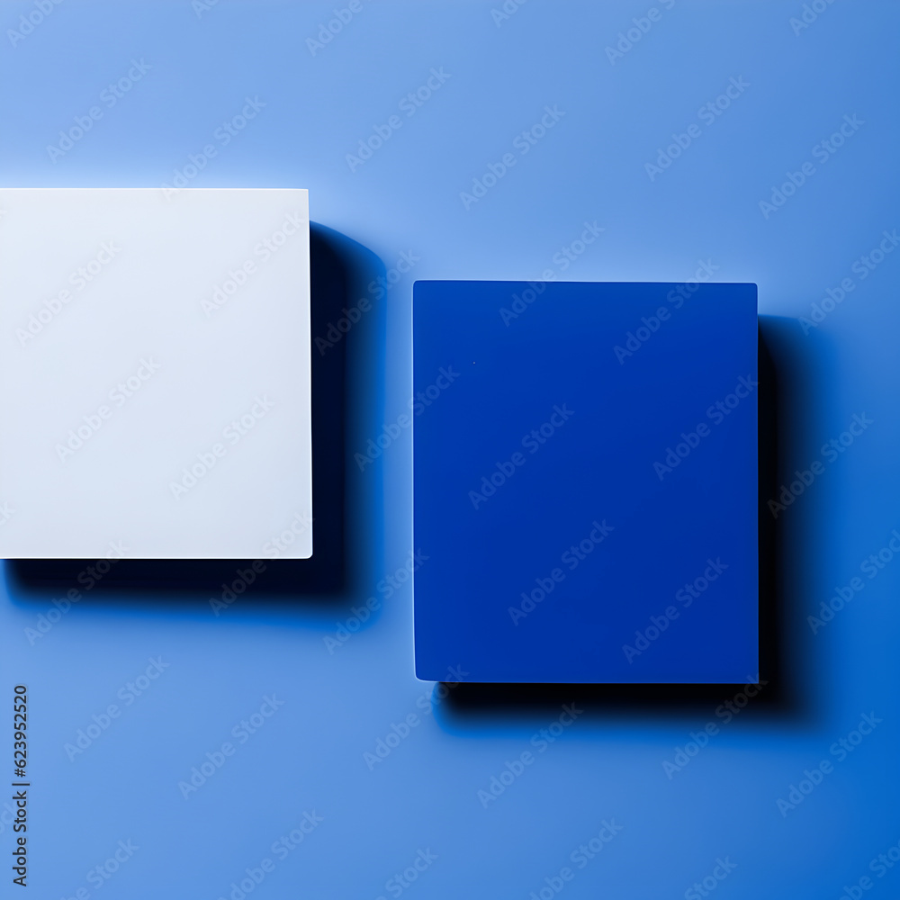 Clean and professional blue business card, design business card
