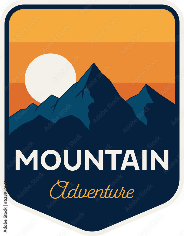 Digital png illustration of mountain landscape and mountain adventure text on transparent background Digital png illustration of mountain landscape and mountain adventure text on transparent background
