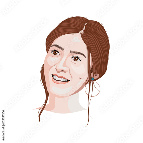 Woman Portrait Vector Jean Art