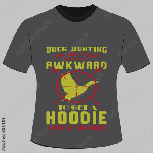 Hunting t shirt design, duck hunting t shirt design