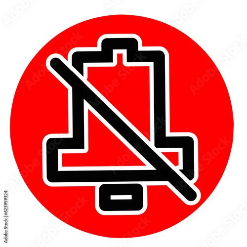 Illustration vector graphic logo icon of mute