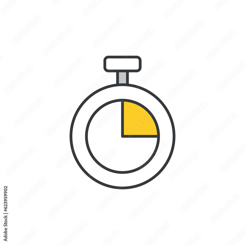 Count Down icon design with white background stock illustration Count Down icon design with white background stock illustration