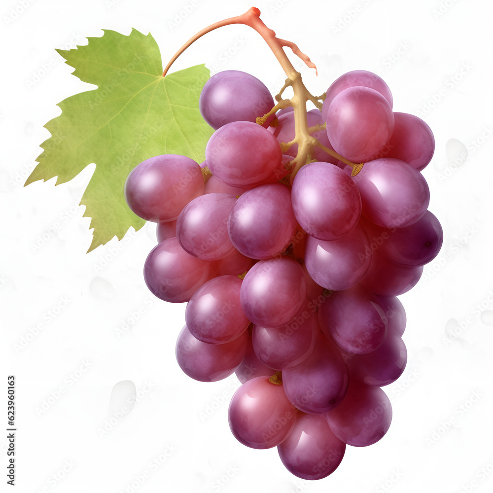 Fototapeta premium Close-Up of a Bunch of Grapes