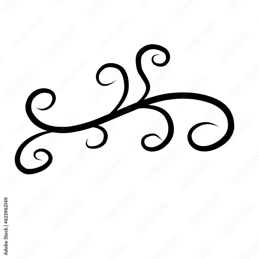 Flourish Swirl Embellishment Wedding Invitation set Flourish Swirl Embellishment Wedding Invitation set