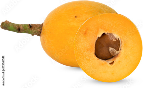 Isolated fresh loquats