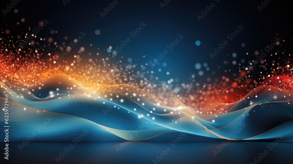 Obraz premium Abstract waves background Christmas day