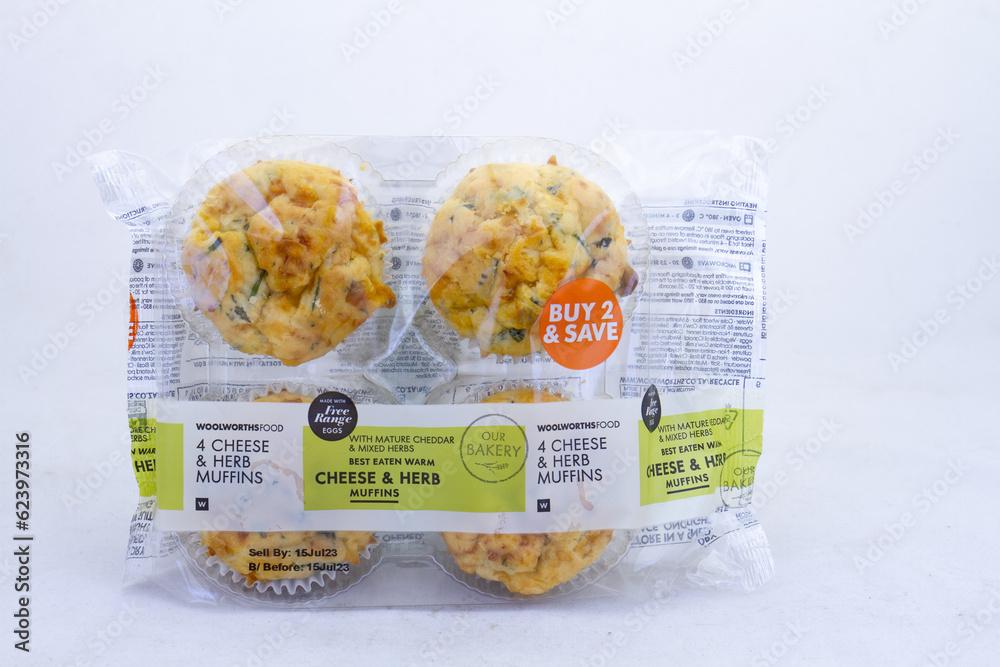 Johannesburg, South Africa Cheese and herb muffins from Woolworths