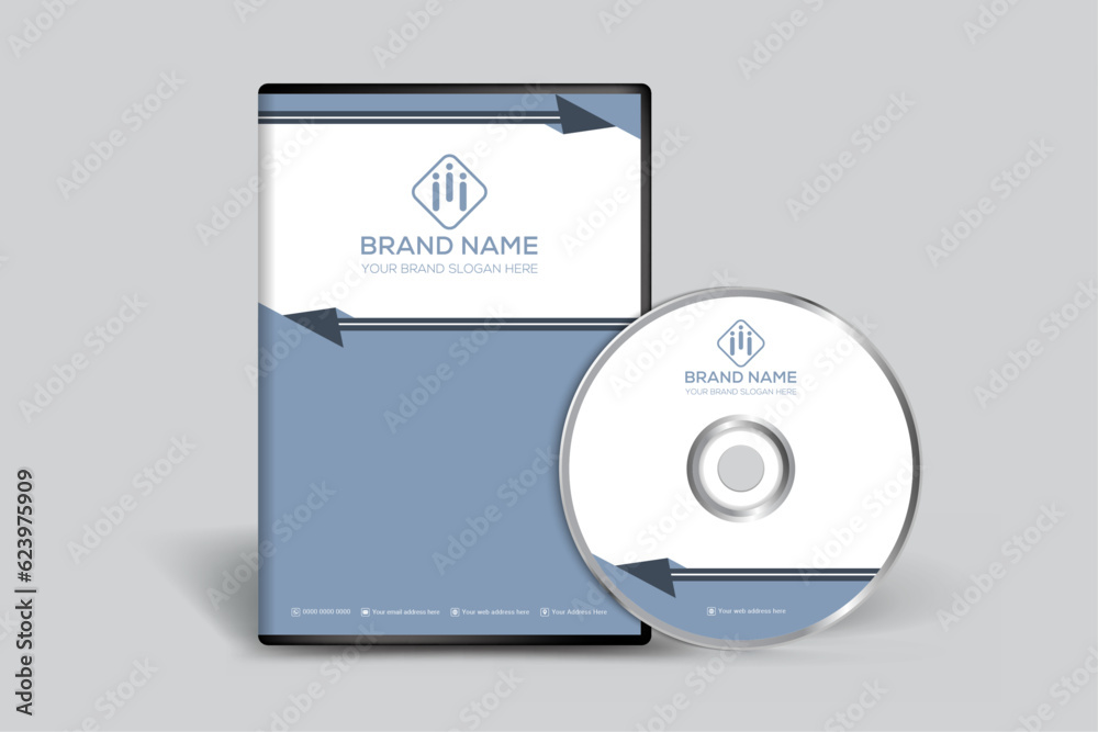 Professional DVD cover mockup