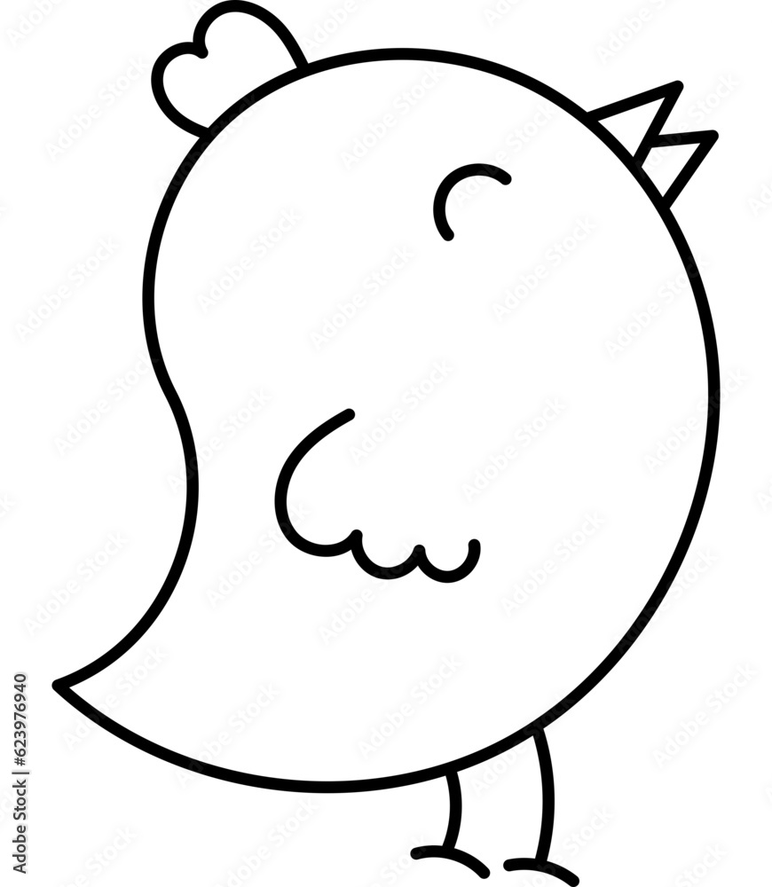 Chick Coloring Page