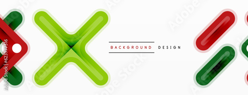 Minimal geometric background cross line. Design for wallpaper, banner, background, landing page, wall art, invitation, prints, posters