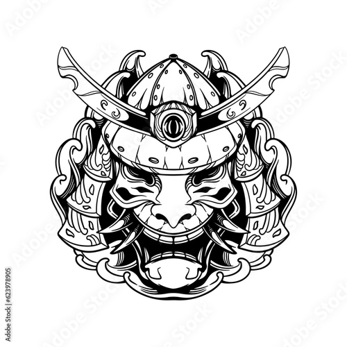 samurai japanese culture artwork illustration 
