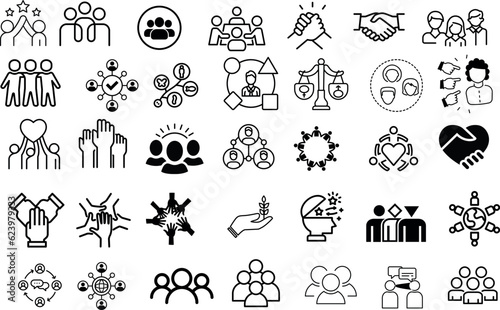 Community and People Vector Illustrations Celebrating Diversity. This vector set features 35 colorful and vibrant illustrations of people of different ages, genders, ethnicities, and lifestyles.