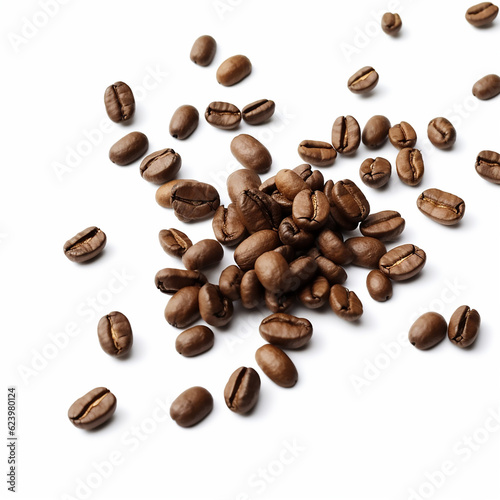 coffee beans isolated © Noor