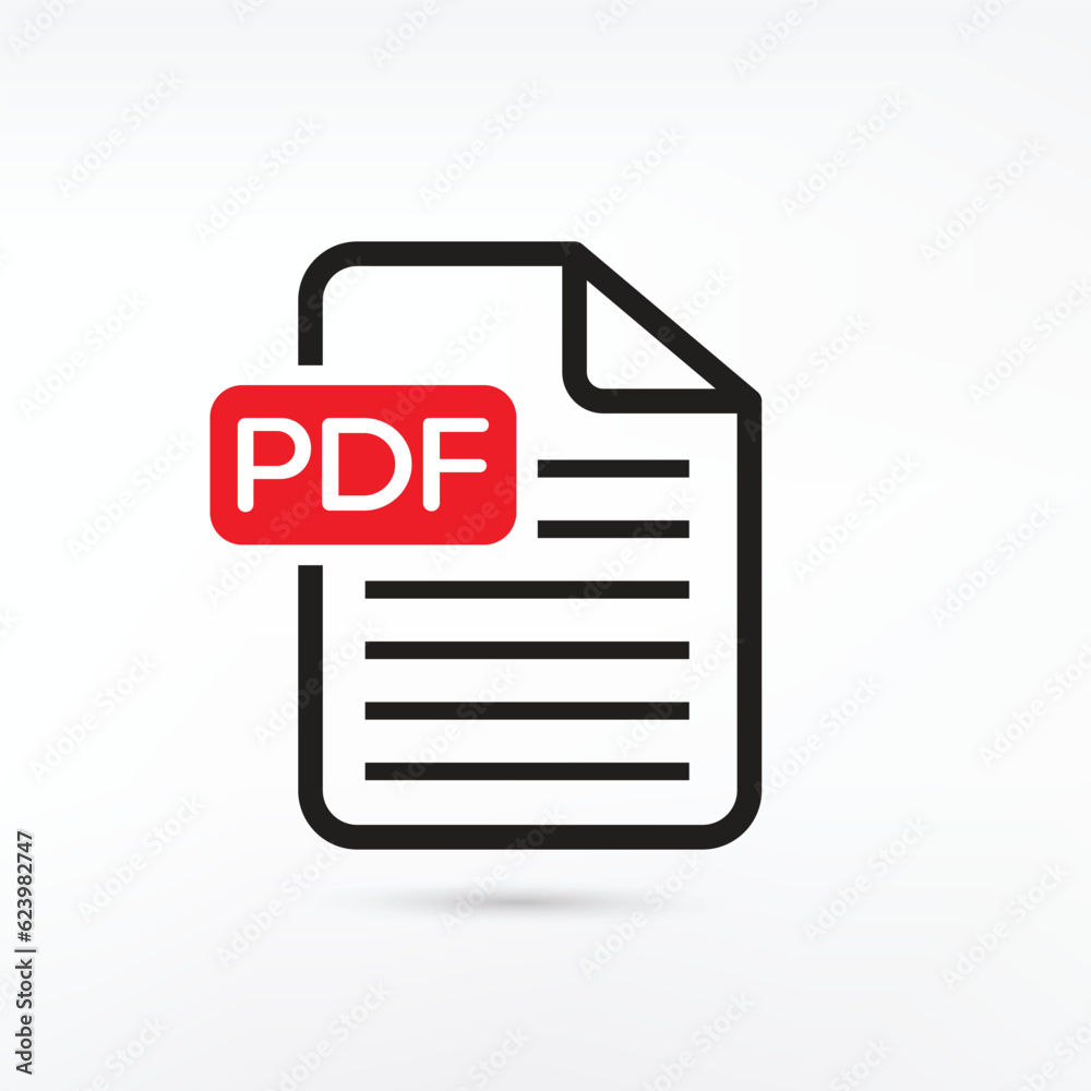 PDF download vector icon. Simple flat pictogram for businesst PDF download vector icon. Simple flat pictogram for businesst
