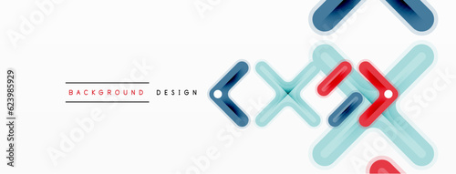 Minimal geometric background cross line. Design for wallpaper, banner, background, landing page, wall art, invitation, prints, posters