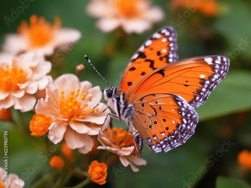 A butterfly on a flower © Raton