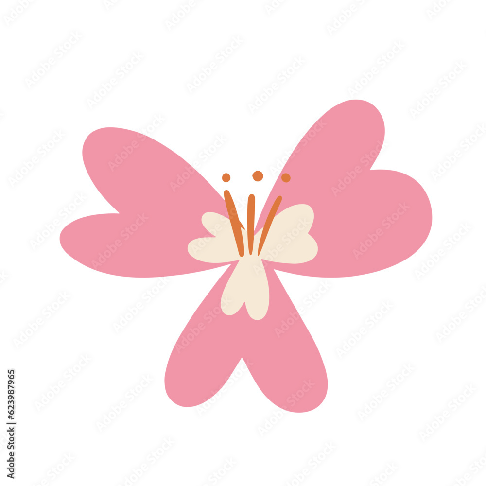Cute hand draw flower vector Cute hand draw flower vector