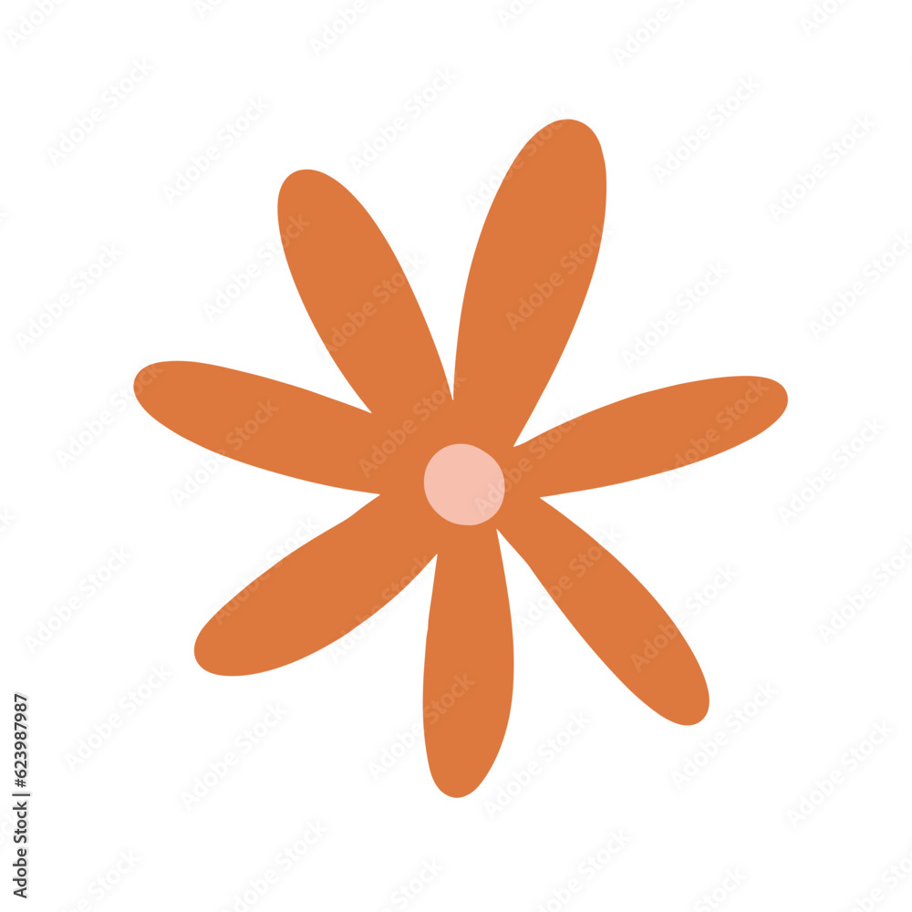Cute hand draw flower vector Cute hand draw flower vector