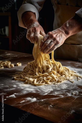 A skilled pasta makers