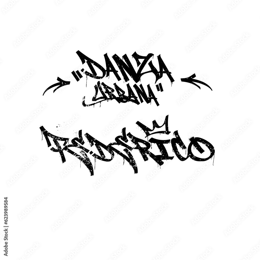 Tipografía, Danza Urbana, estilo urbano, calle, graffiti